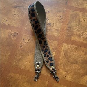 Parker Thatch Leopard Print Bag Strap